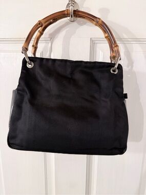 Gucci Black Bamboo-Handle Women’s Handbag